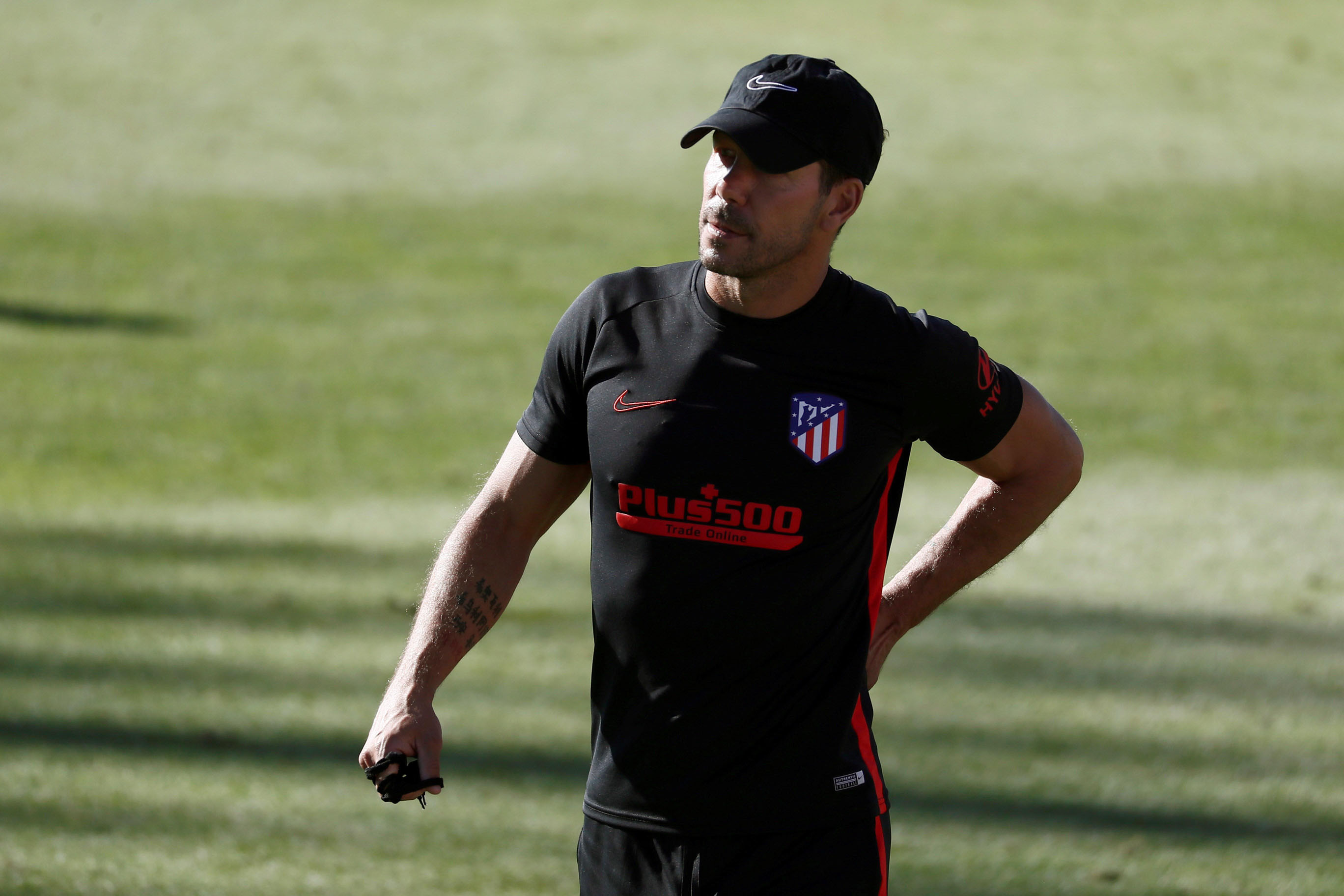 Diego Pablo Simeone, entrenador del Atlético de Madrid. / EFE