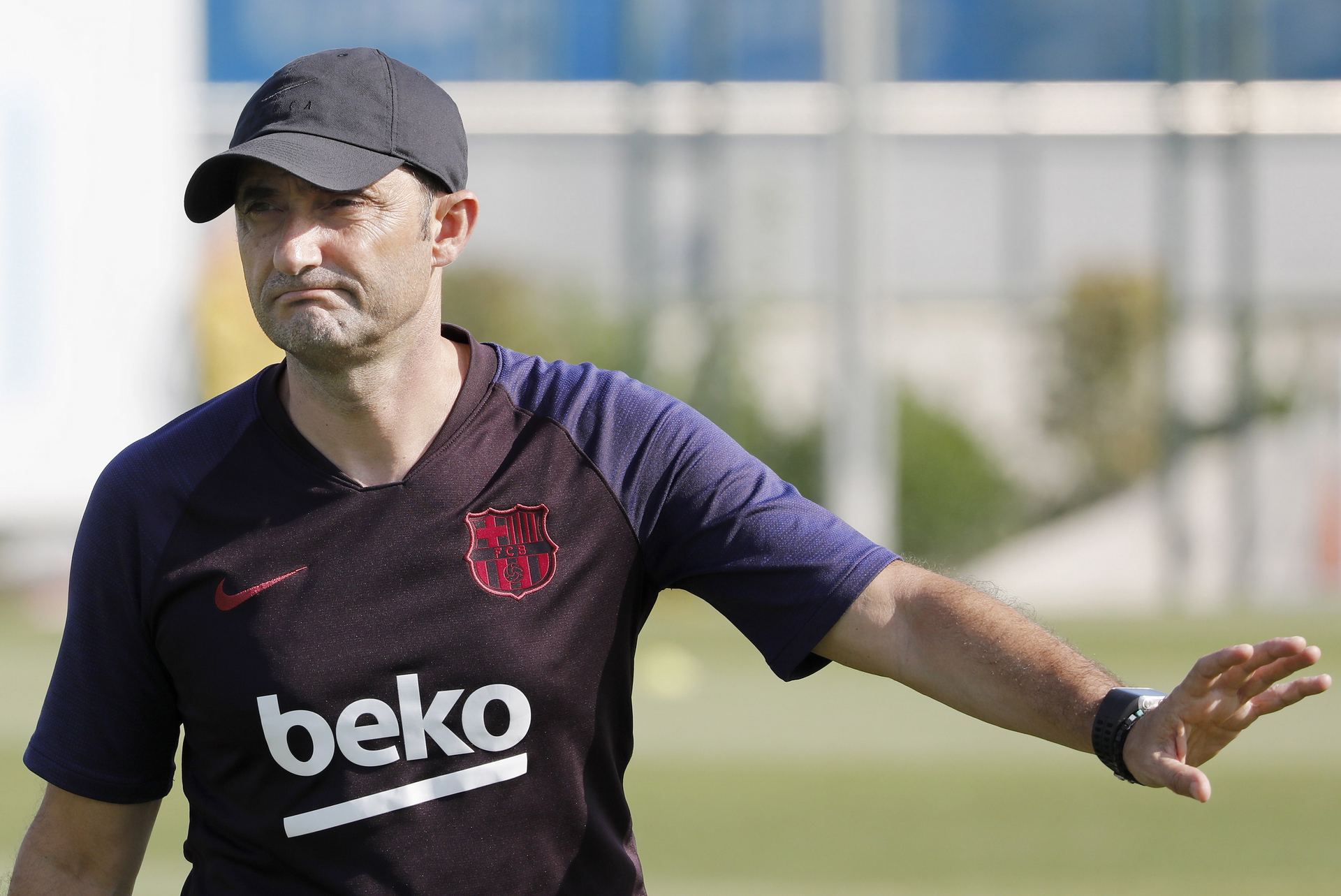 El entrenador del FC Barcelona, Ernesto Valverde. / EFE
