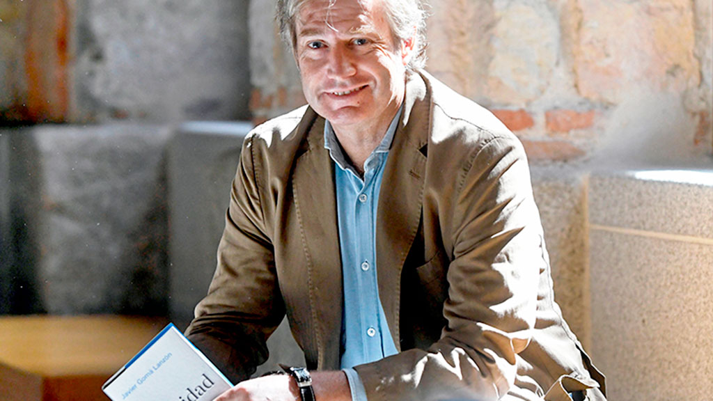 Javier Gomá, ayer domingo en el Campus de Santa Cruz de Segovia. / EFE