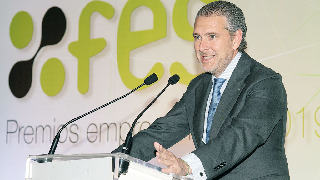 El presidente de la Federación Empresarial Segoviana, Andrés Ortega. / E. A.