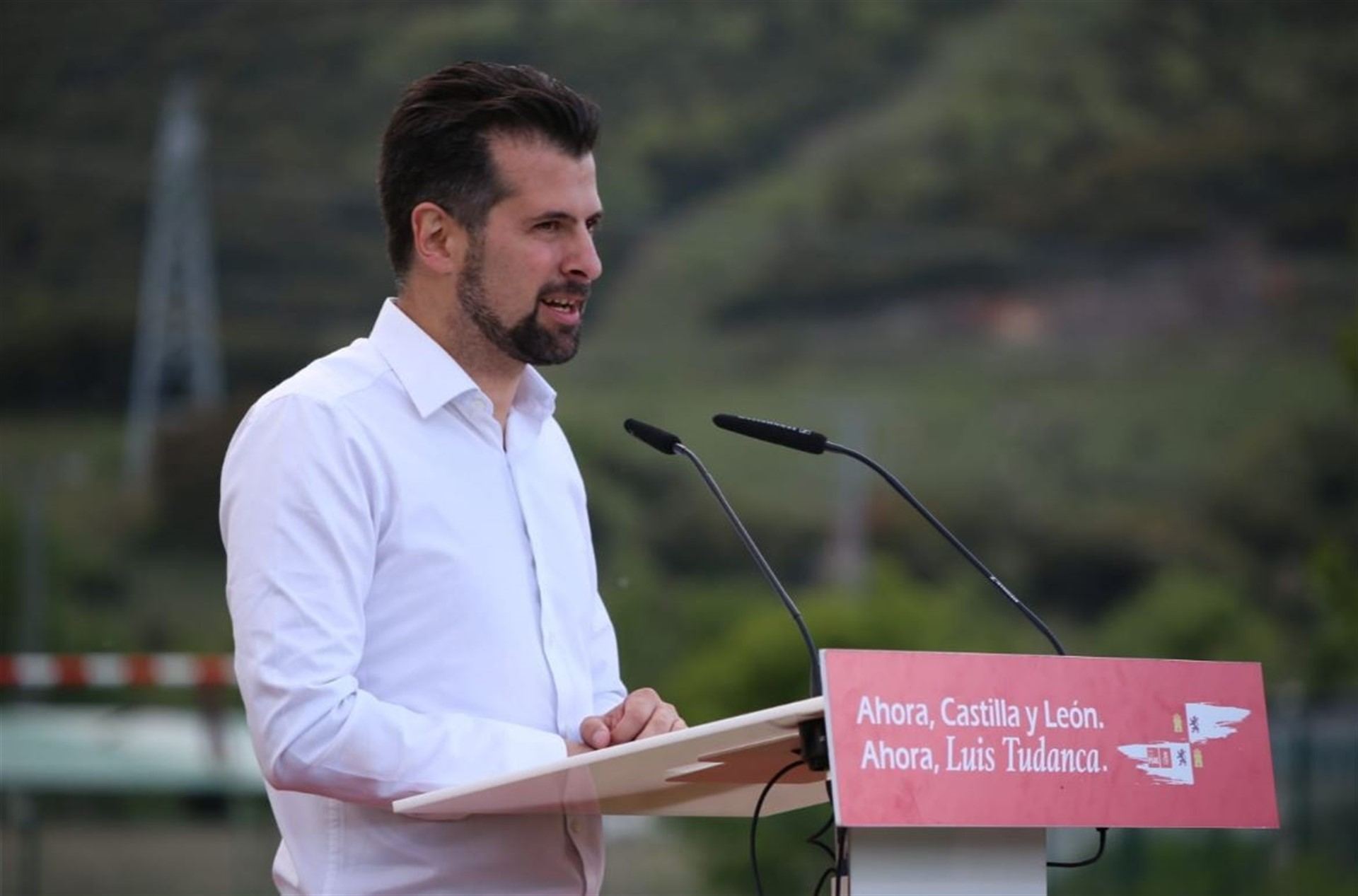 El secretario general del PSOE de Castilla y León, Luis Tudanca. / europa press