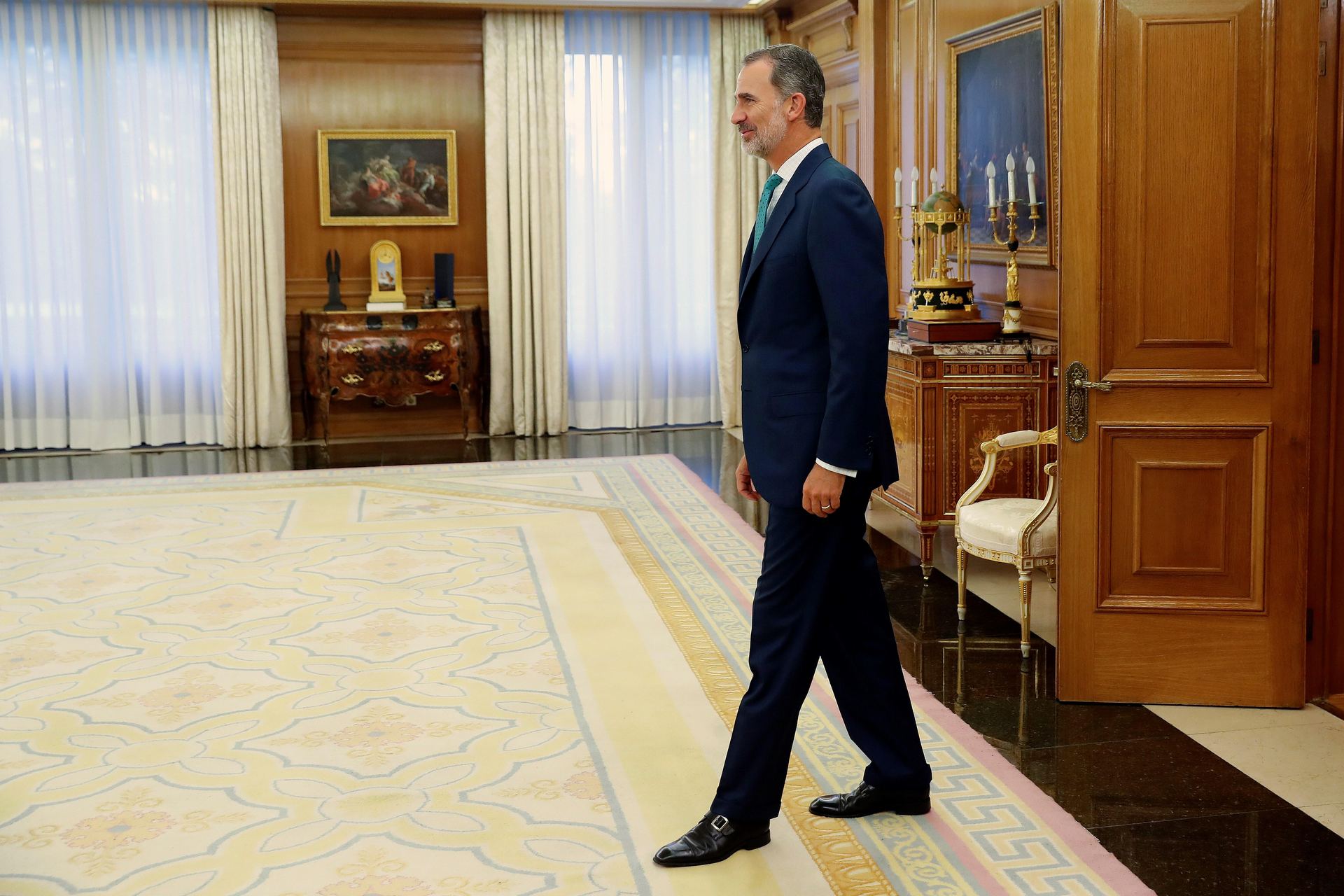 El rey Felipe VI volverá a reunirse con los representantes políticos para proceder a una nueva investidura o elecciones. / Efe.