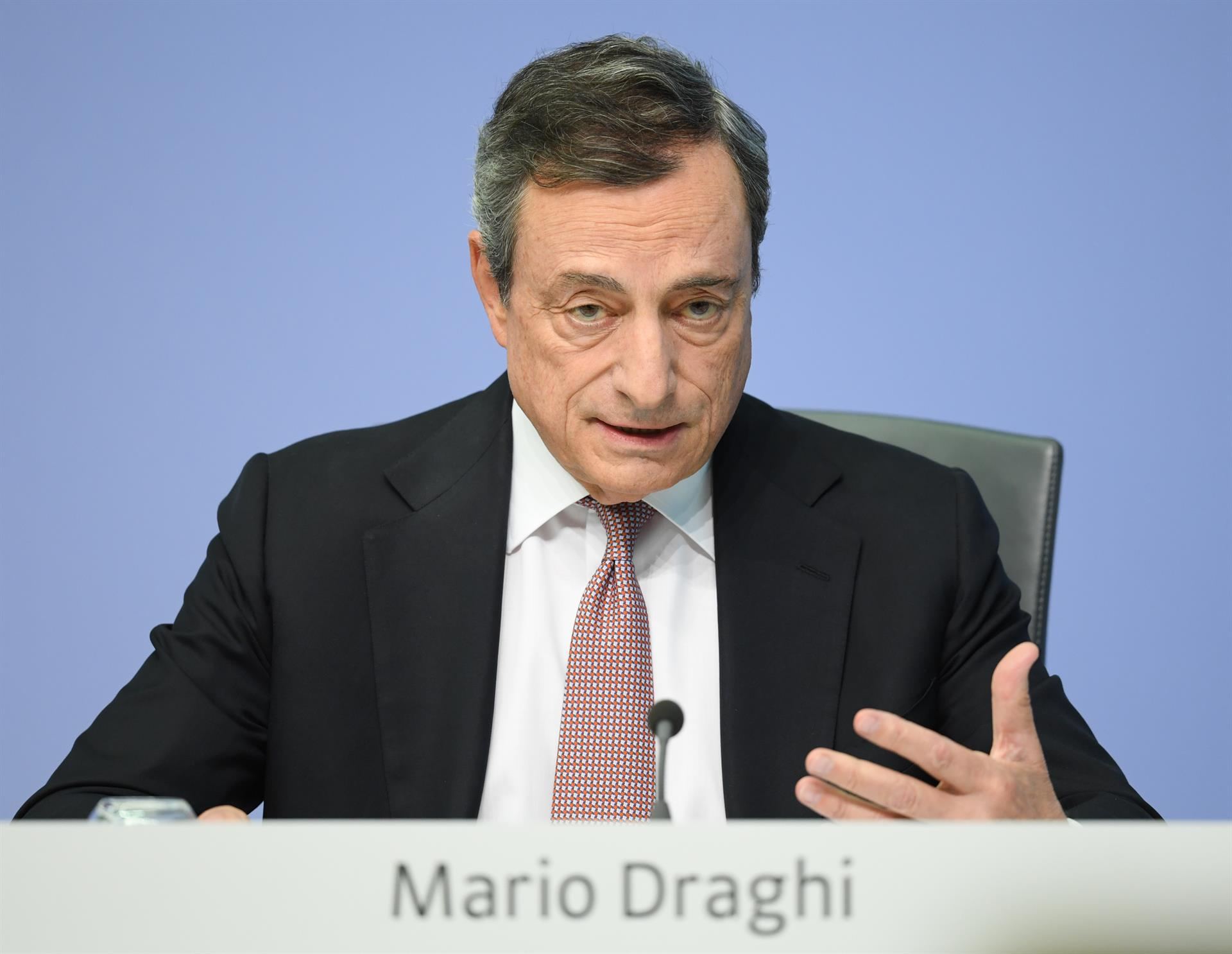 El presidente del Banco Central Europeo (BCE), Mario Draghi. / Europa press