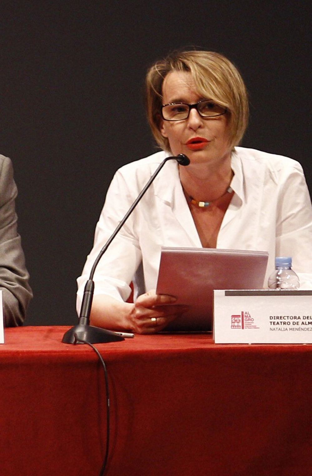 La actriz y dramaturga Natalia Menéndez en el Festival de Almagro. / e. P.