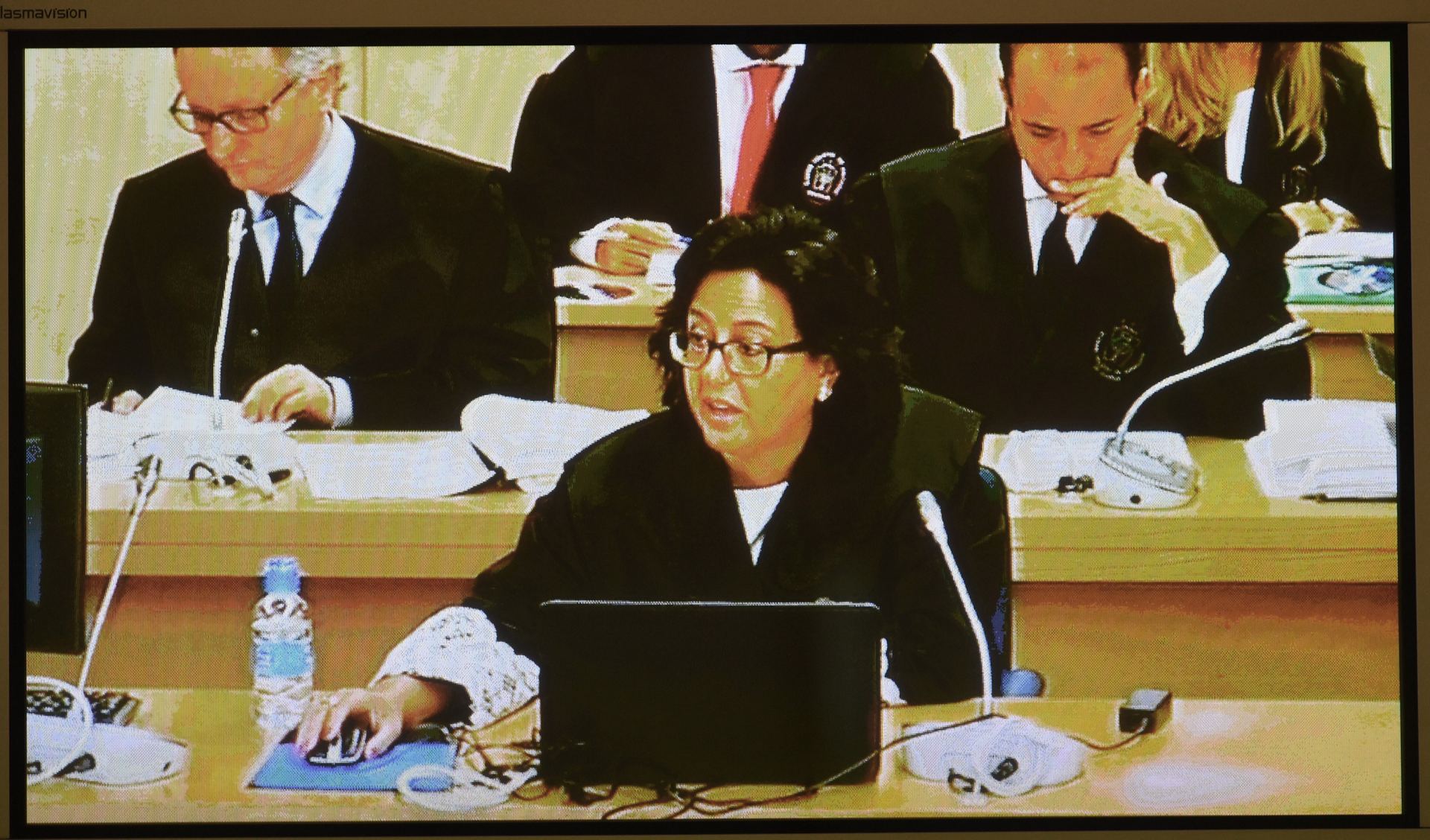 La Fiscalía Anticorrupción Carmen Launa durante su intervención en el juicio de la salida a Bolsa de Bankia. / Efe