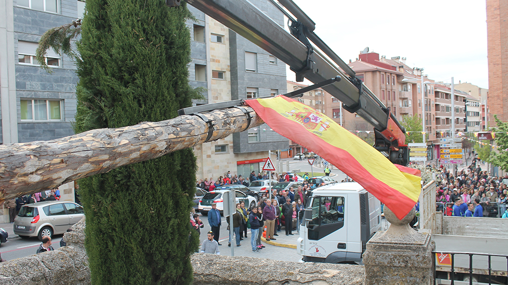 La bajada del Mayo pone fin a la fiestas del Barrio del Cristo del Mercado./e. a.
