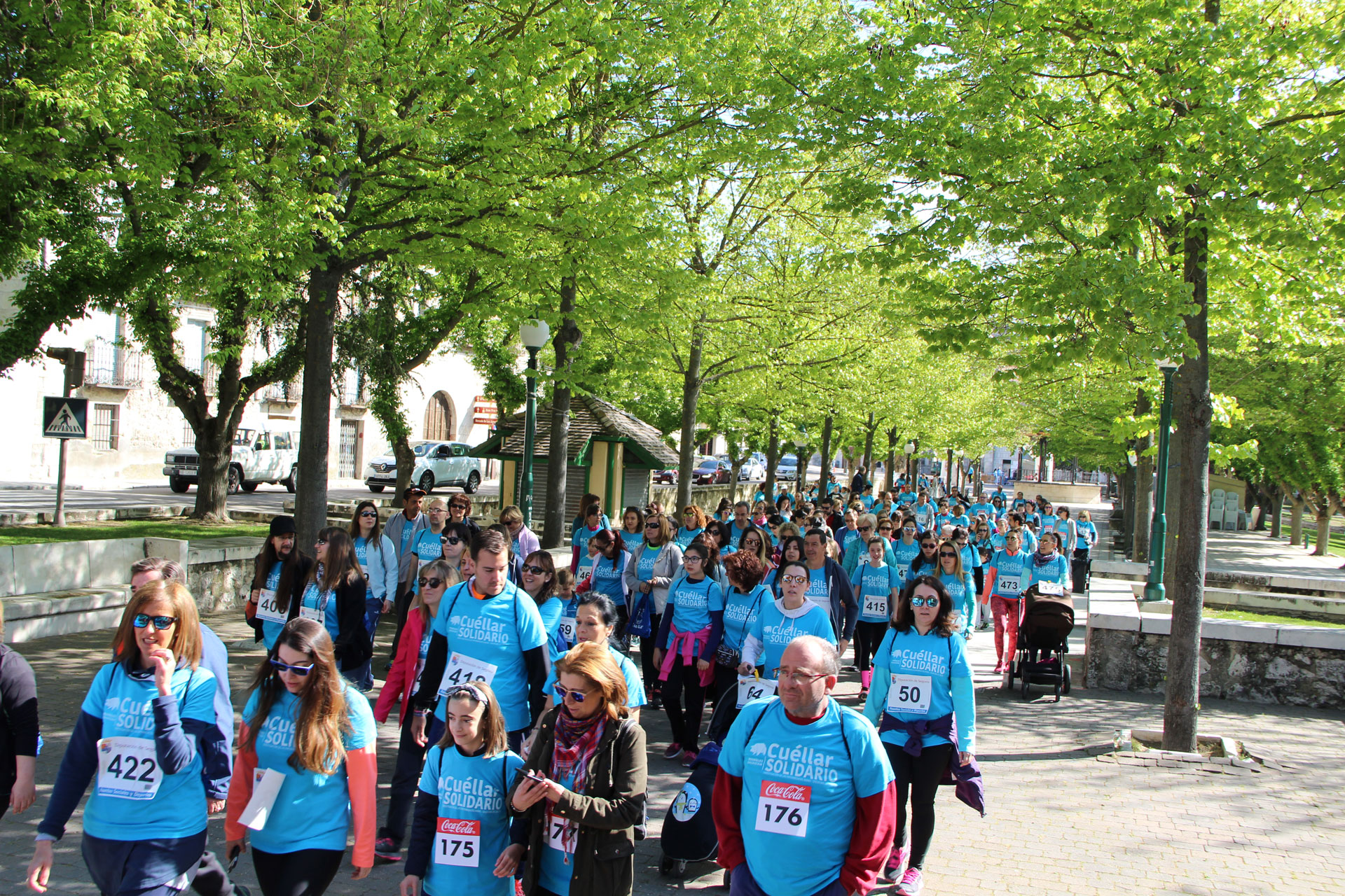 Marcha solidaria realizada por el Ayuntamiento anteriormente. / C.N.