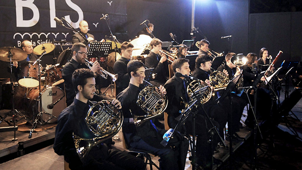La Banda Sinfónica Tierra de Segovia, durante un concierto. / El Adelantado