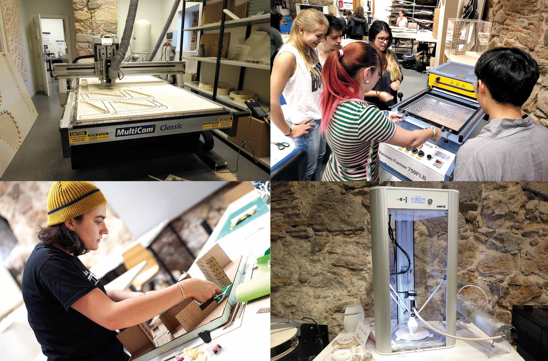 El Fab Lab cuenta con una gran cantidad de recursos tanto digitales como analógicos a disposición de los estudiantes. / IEU