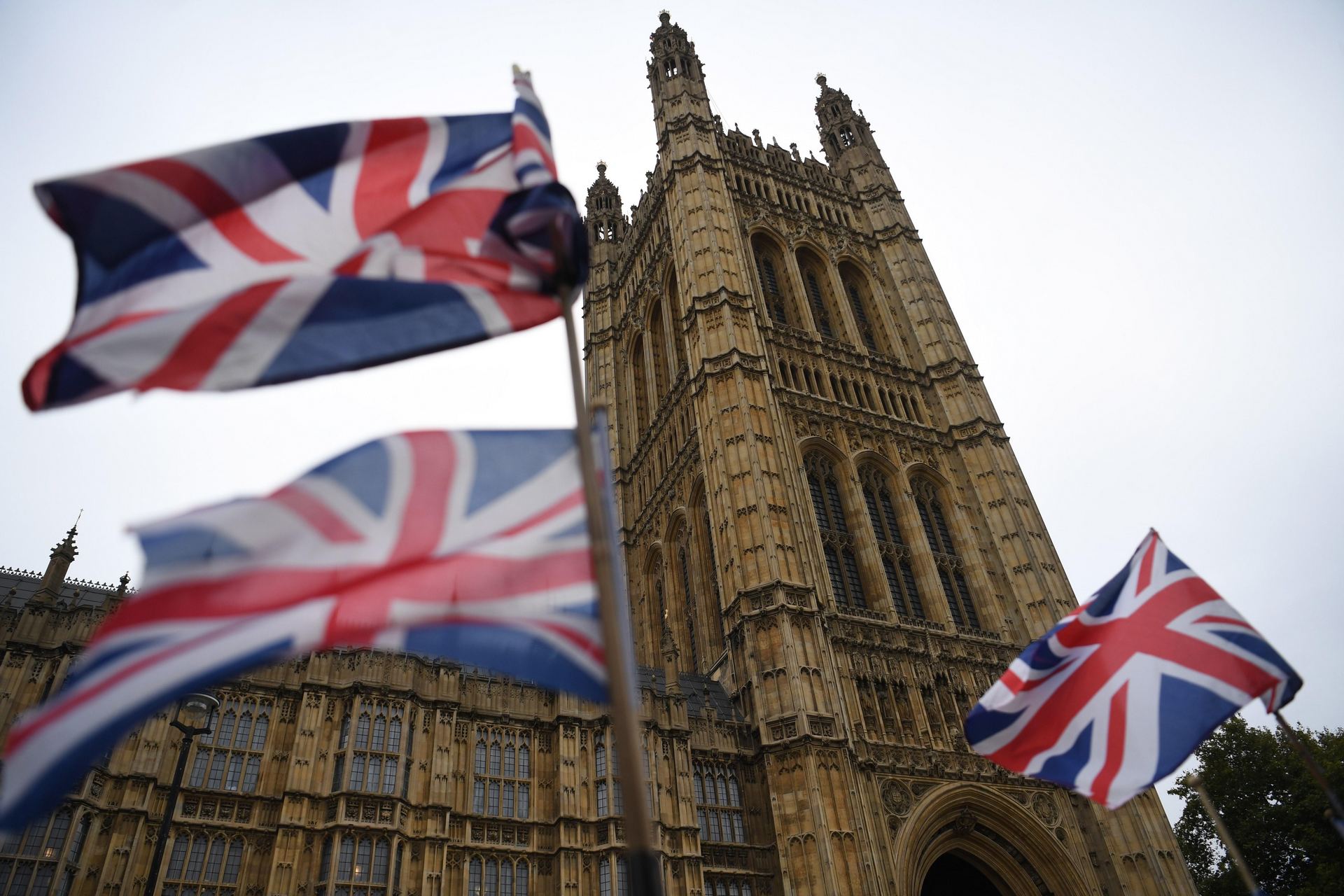 Vista del Parlamento británico, desde donde se pidió una nueva prórroga del brexit, previsto para este 31 de octubre.