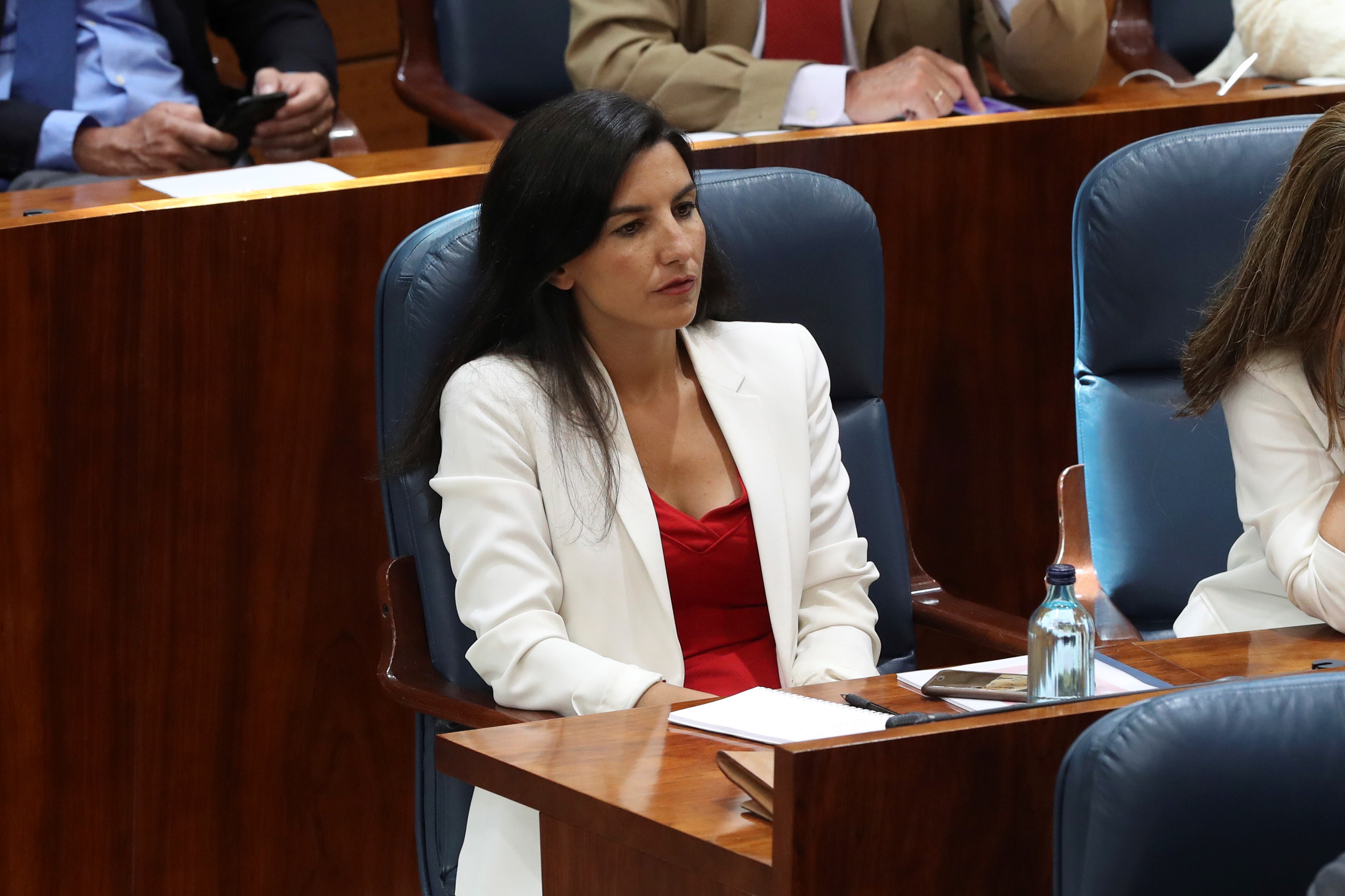 La portavoz de Vox en la Asamblea de Madrid, Rocío Monasterio. / EFE