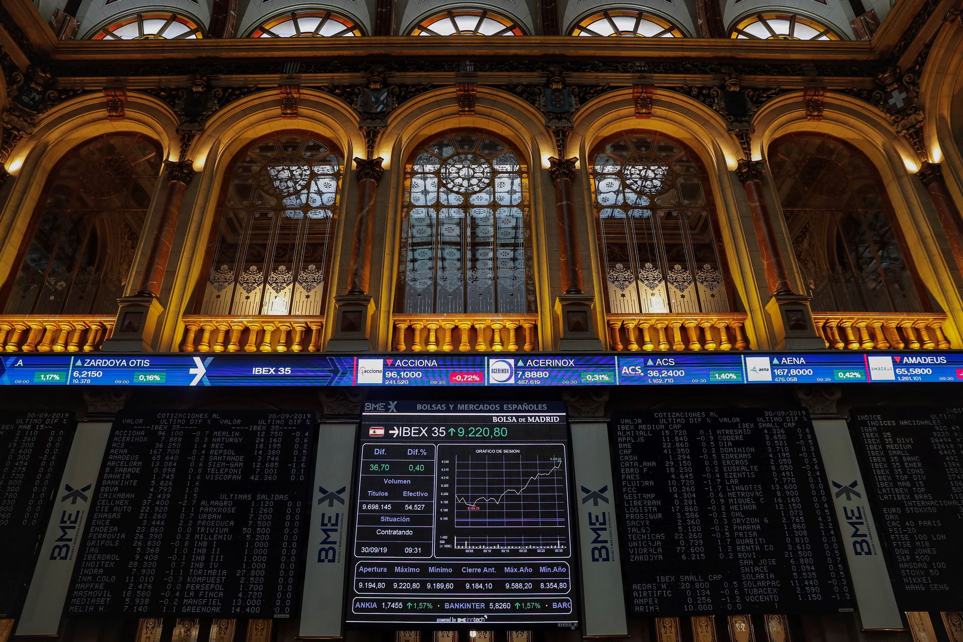 Casi siete de cada diez españoles no invierten nada al mes, aunque el 18% dice que lo haría si tuviera más información. / efe