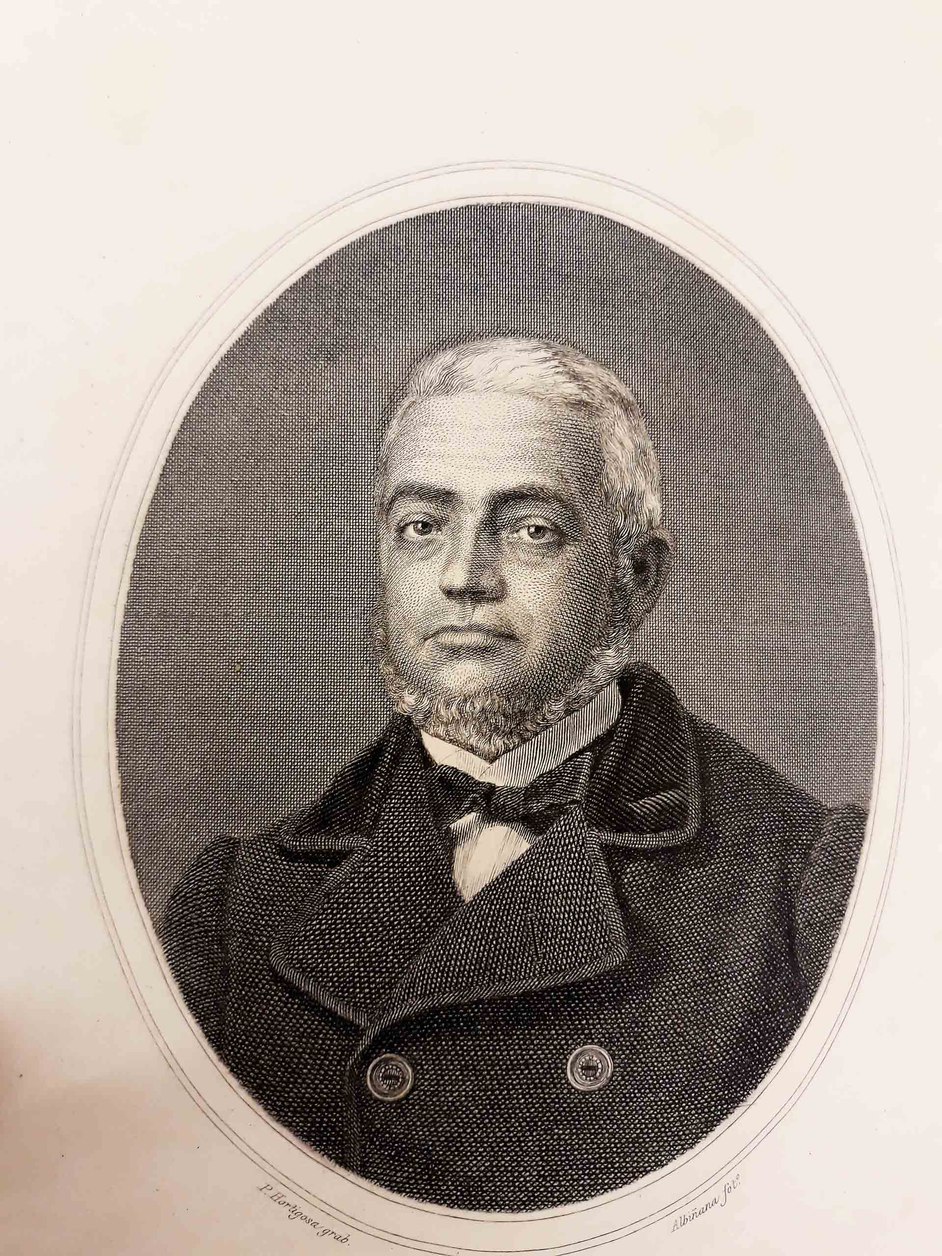 Grabado del Doctor Pedro González Velasco. / Álvaro Pinela