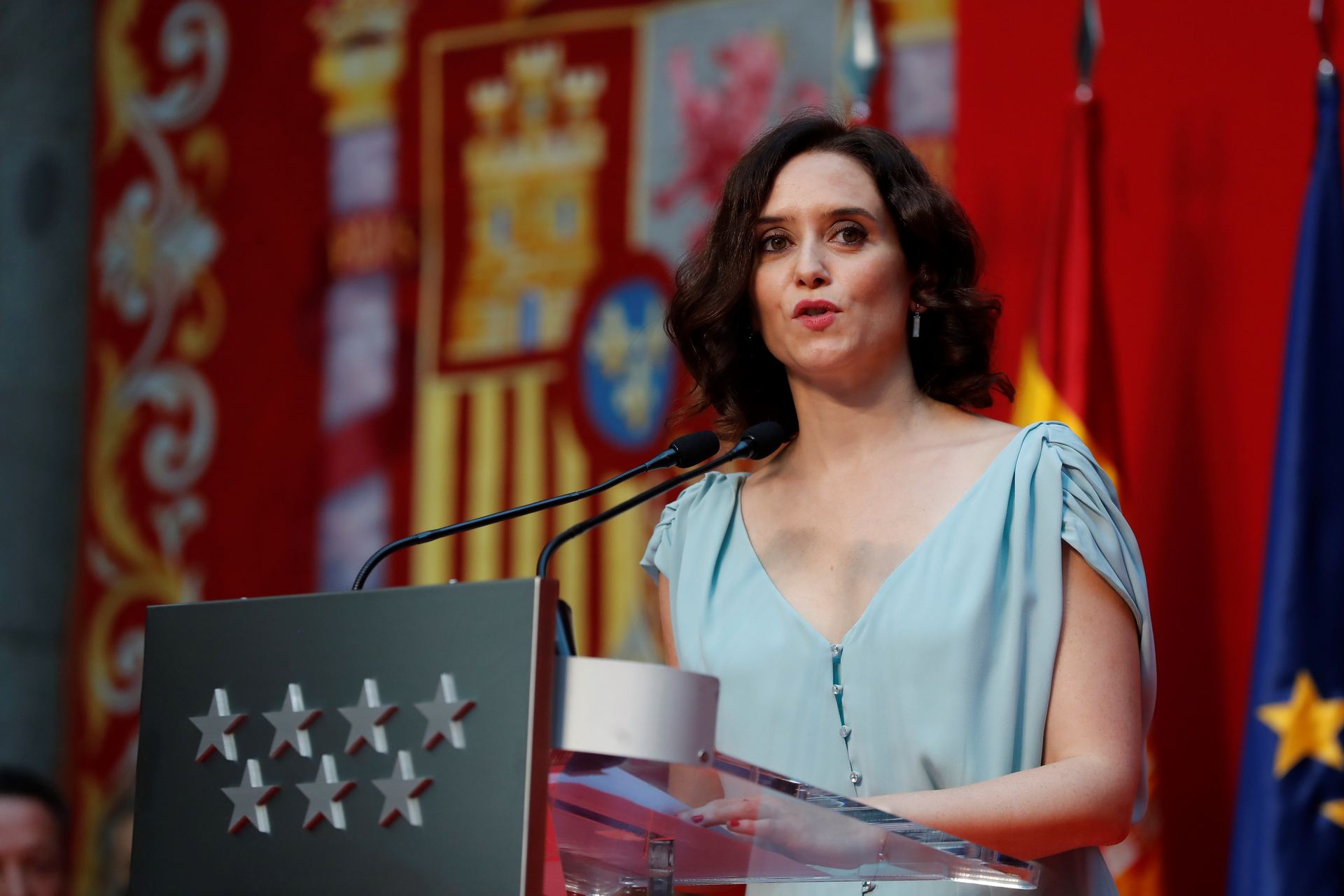 La presidenta de la Comunidad de Madrid, Isabel Díaz Ayuso. / EFE