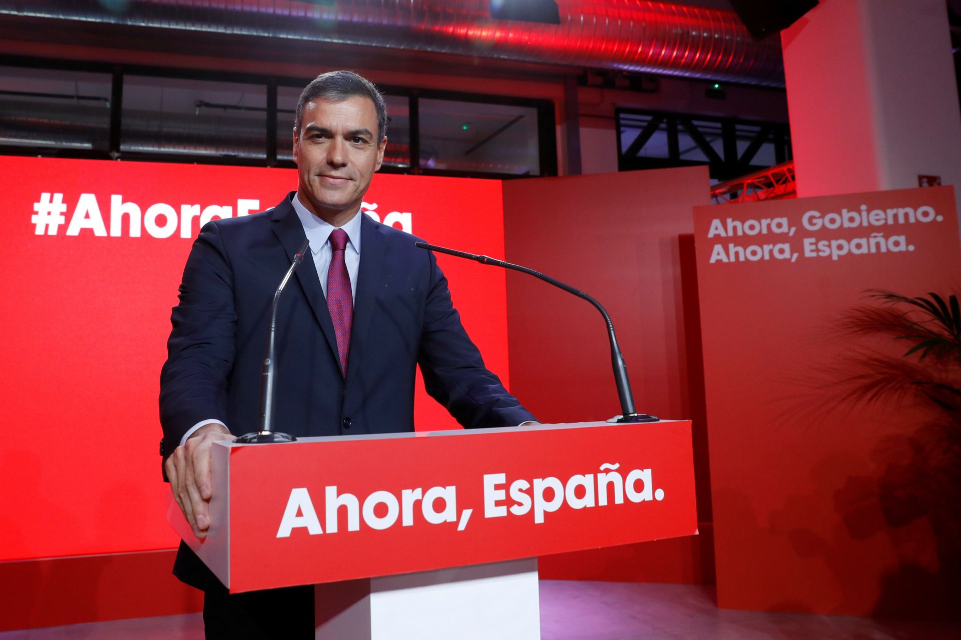 El presidente del Gobierno en funciones, Pedro Sánchez. / EFE