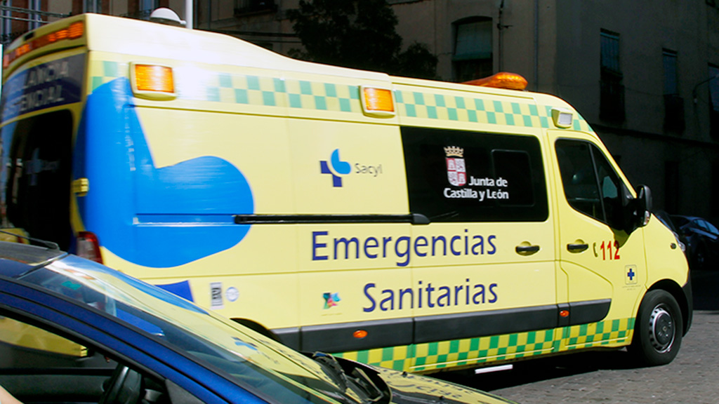 Ambulancia del servicio de Emergencias Sanitarias. / Nerea Llorente