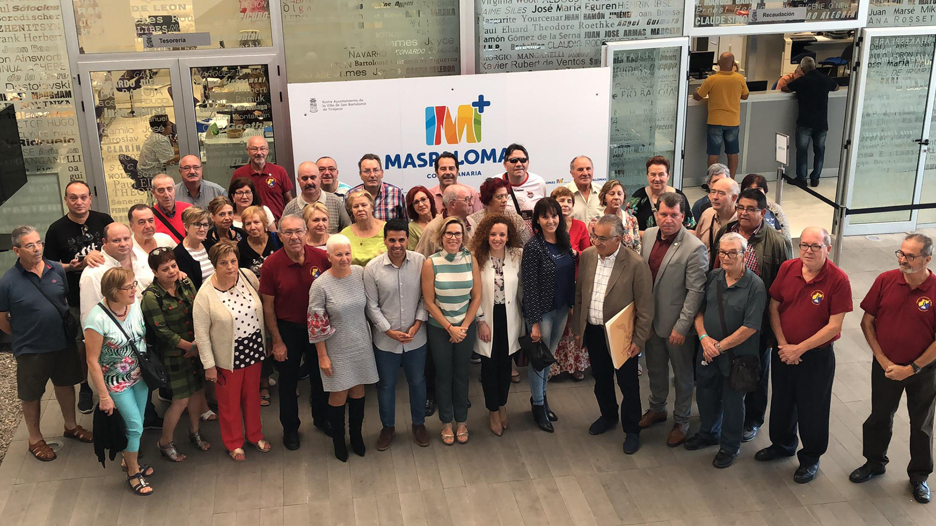 Imagen de algunos de los asistentes a la jornada de intercambio en la localidad de Maspalomas. / el adelantado