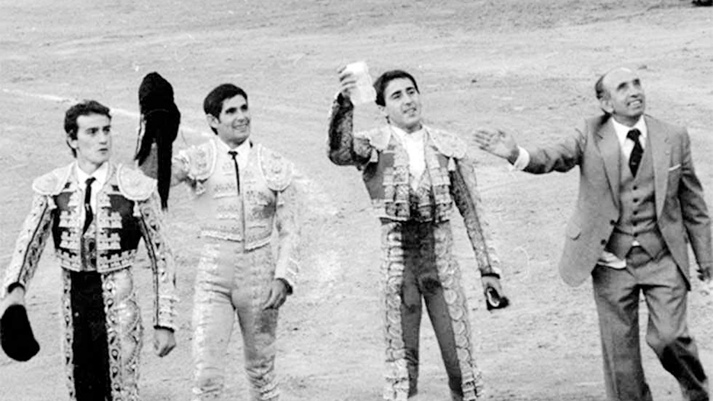 Palomar, Ruiz Miguel y Esplá y Victorino en aclamada vuelta al ruedo en Las Ventas. /E.A.