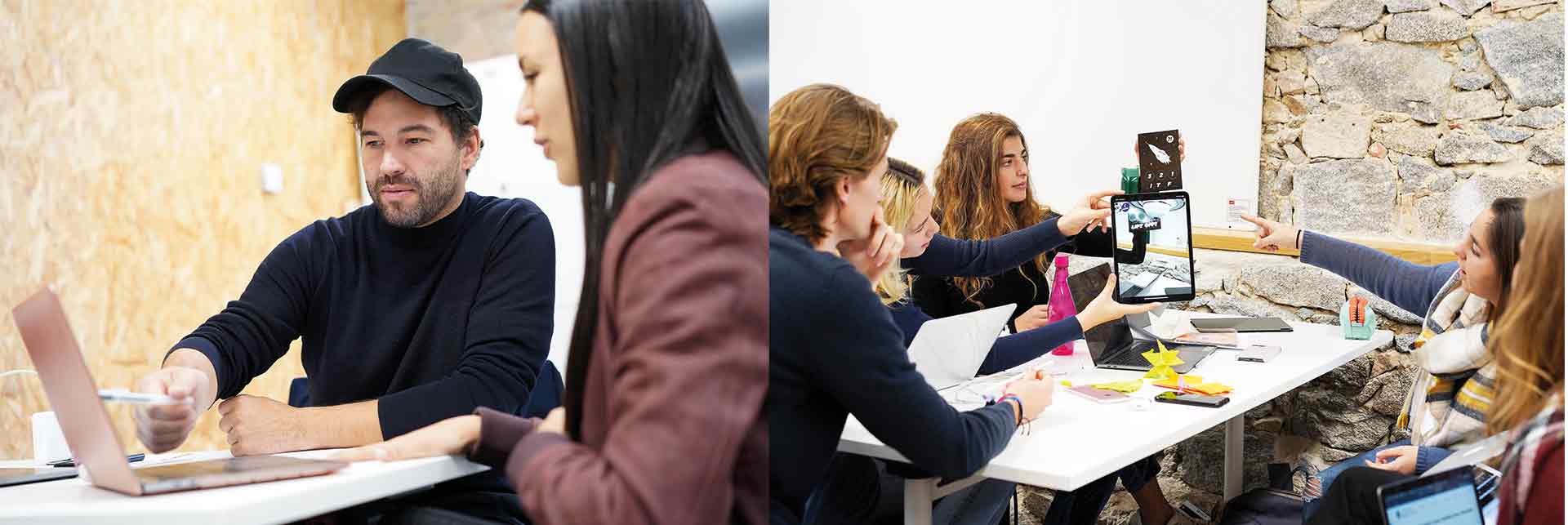 De la mano de Guberan, los estudiantes de IE School of Architecture and Design exploraron conceptos sobre la sostenibilidad entendida en su sentido más amplio. / Roberto Arribas