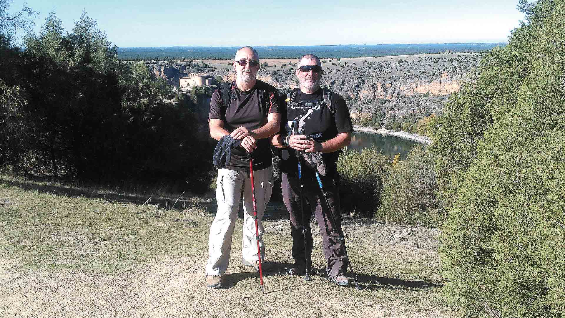 Peregrinos e iniciadores del Camino de San Frutos.