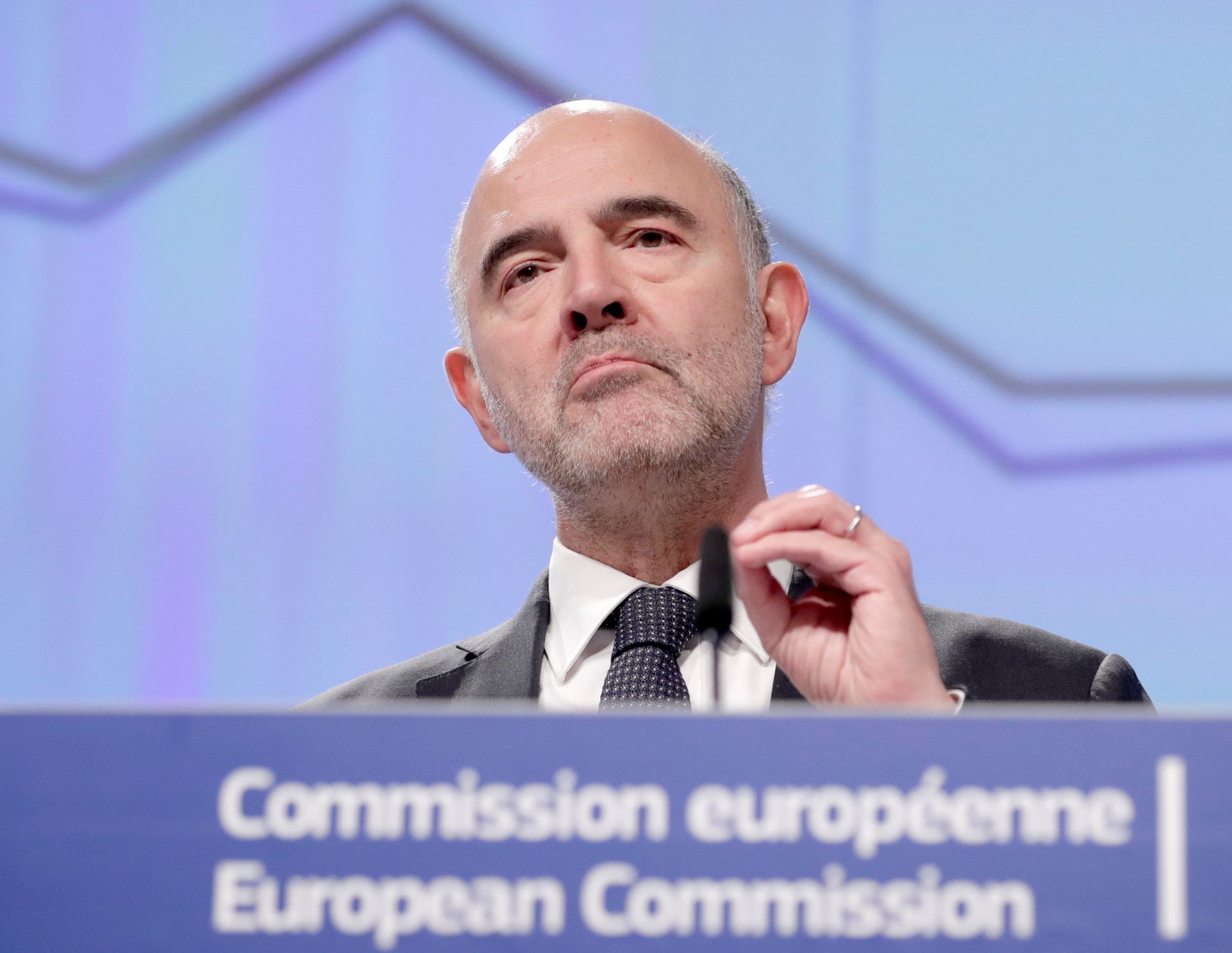 El comisario europeo de Asuntos Económica, Pierre Moscovici.