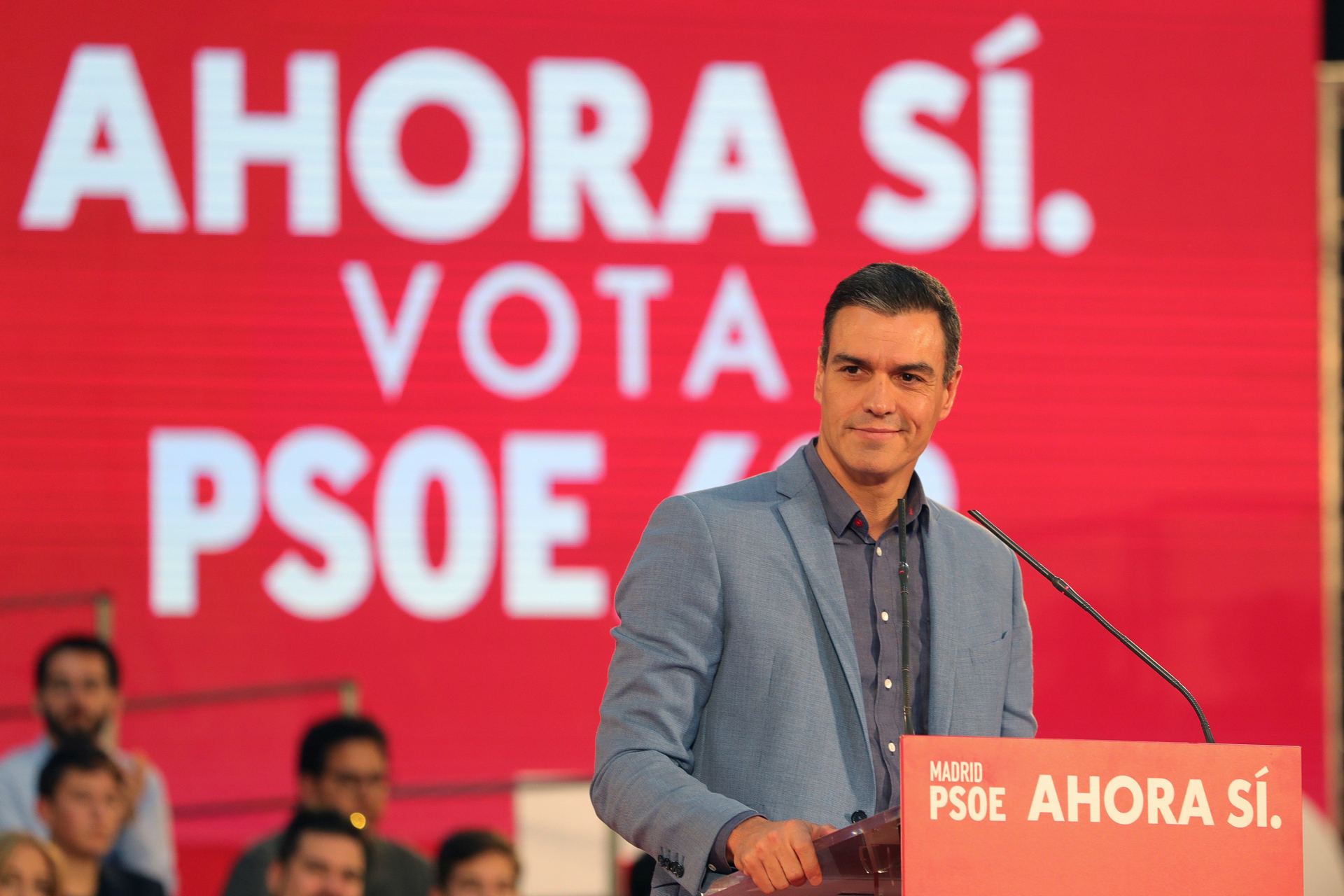 El presidente del Gobierno en funciones y candidato socialista a la reelección, Pedro Sánchez. / efe