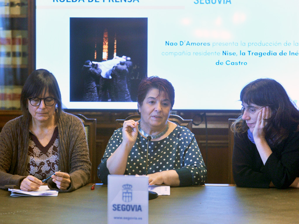 Presentación de la obra en el Ayuntamiento de Segovia. / Kamarero