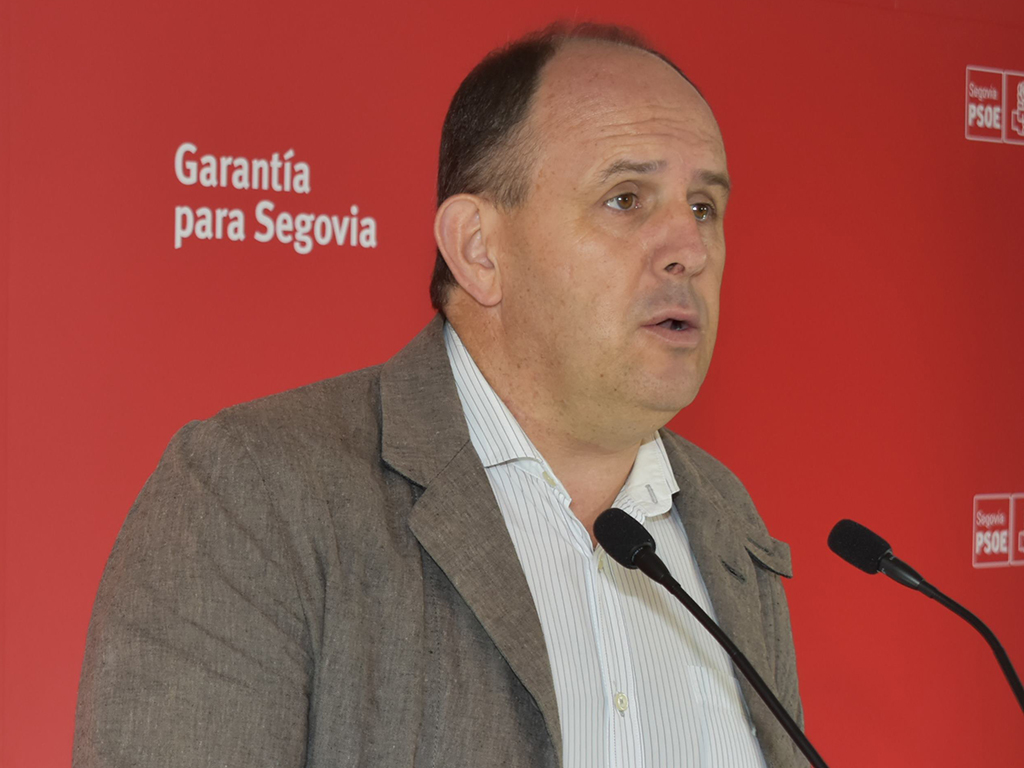 José Luis Aceves, secretario general del PSOE en Segovia. / E. A.
