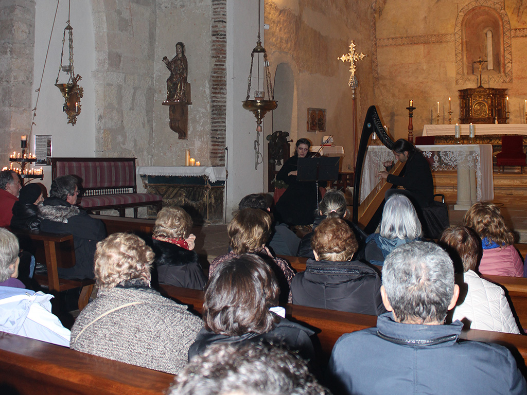 Un momento del concierto celebrado en la iglesia parroquial.
