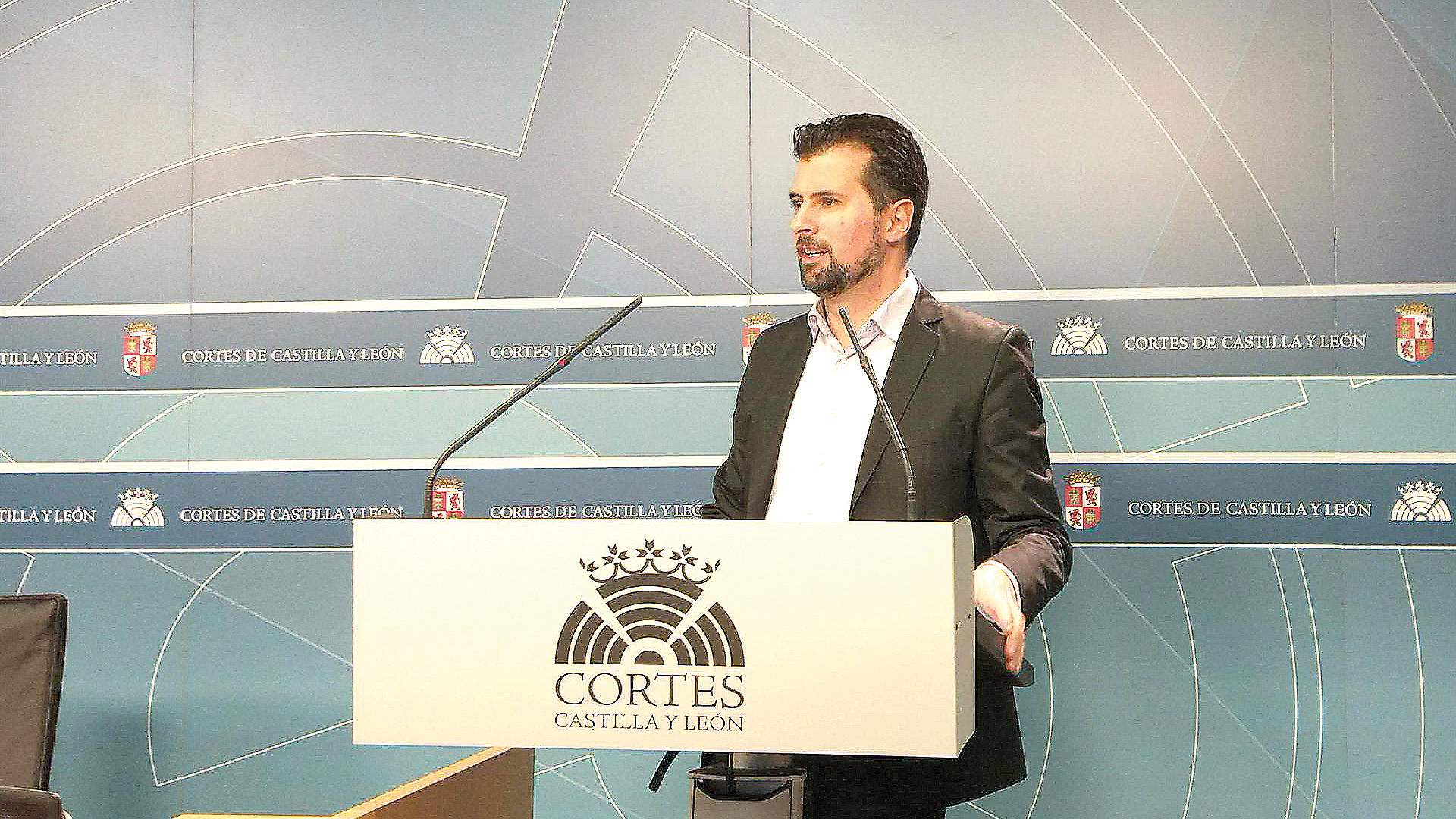 El secretario general del PSOE de Castilla y León, Luis Tudanca.