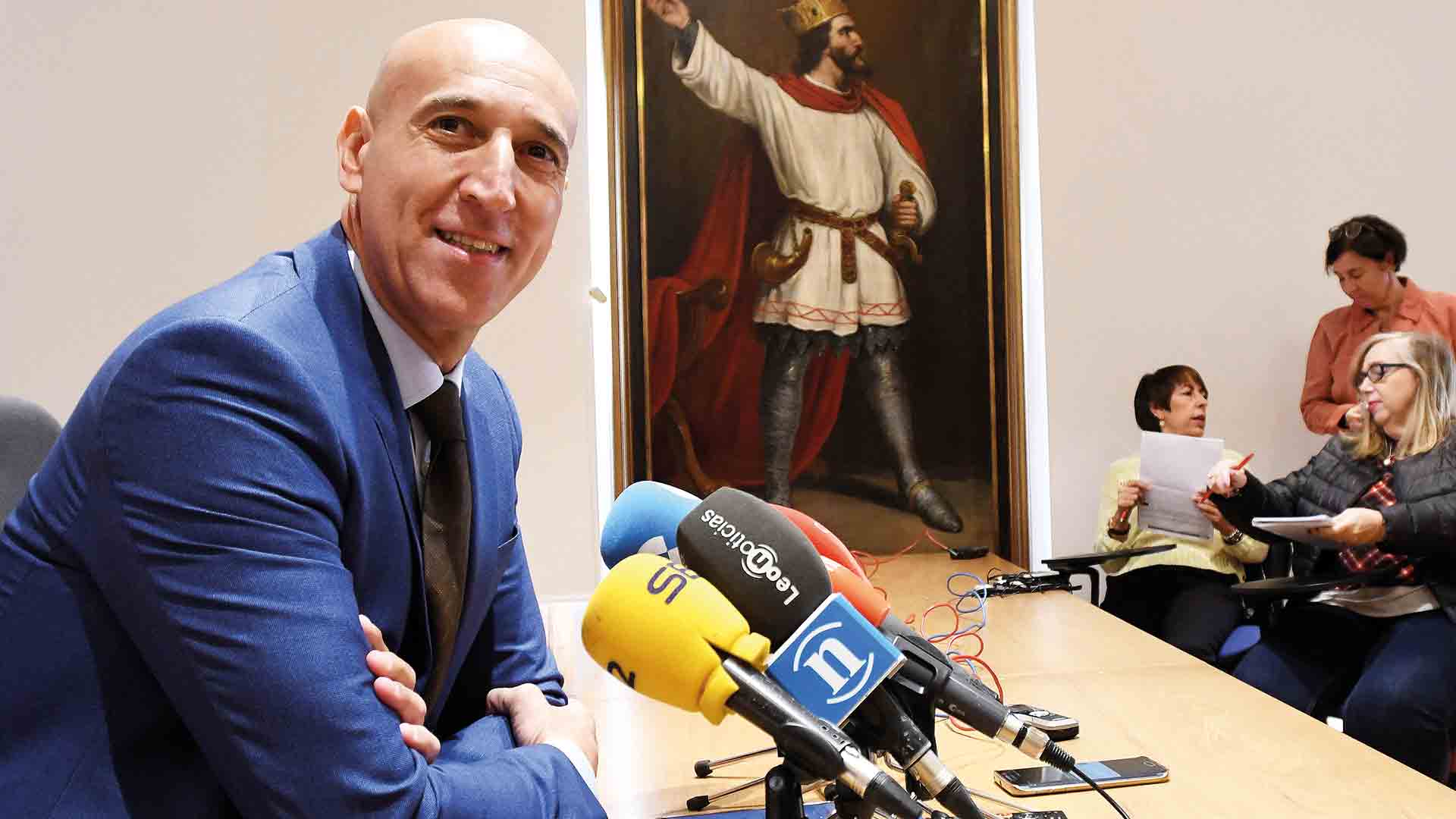 El alcalde de León José Antonio Díez.