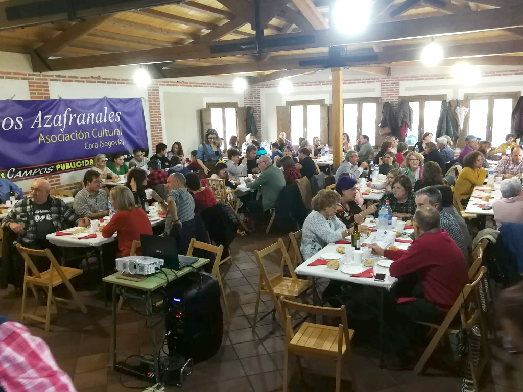 Reunión-comida de los socios de 'Los Azafranales'. / El Adelantado