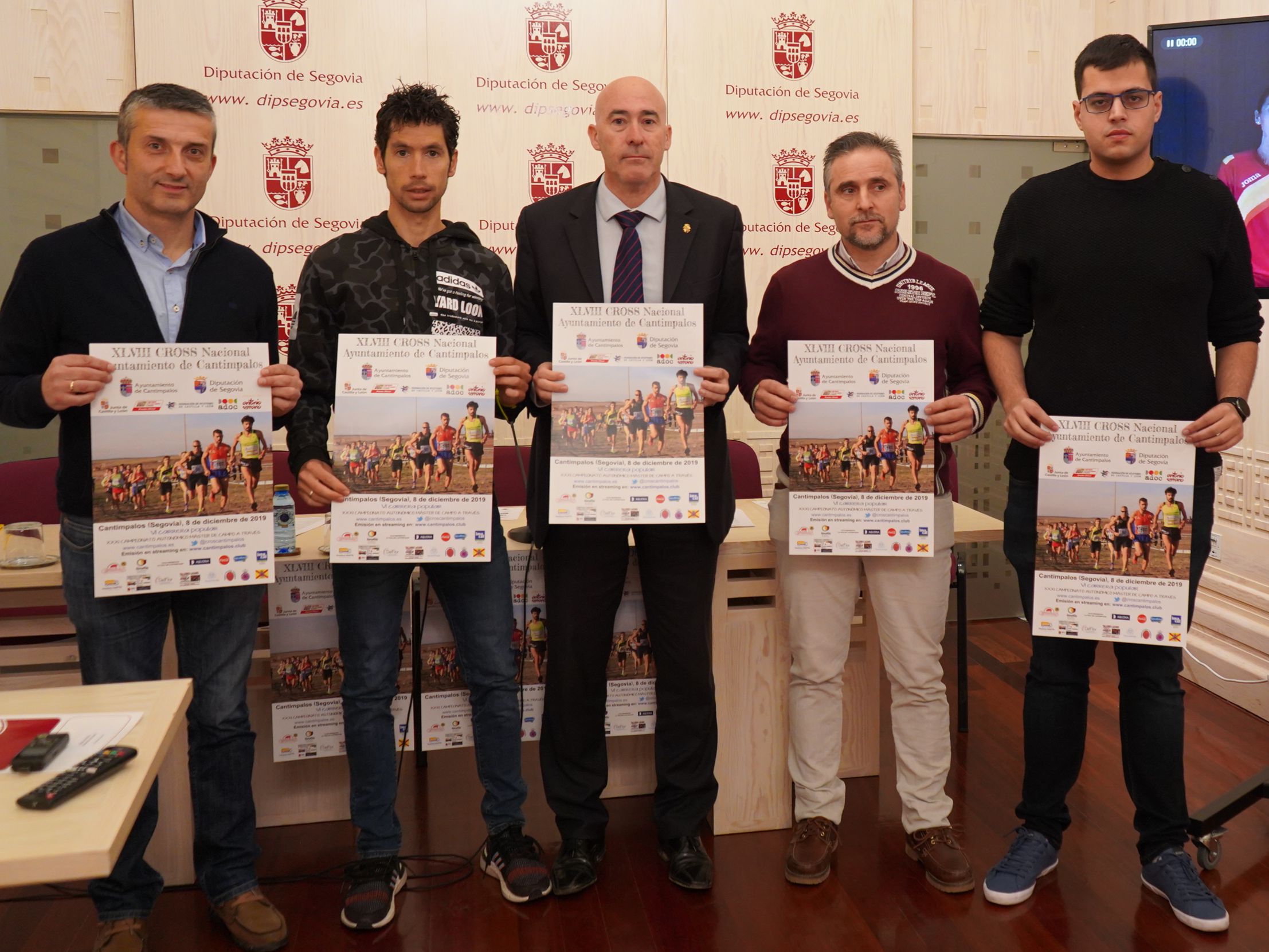 Ínigo Jimeno, Javi Guerra, Óscar Moral, Amador Álvarez y Emilio Casado. / DIPUTACIÓN DE SEGOVIA