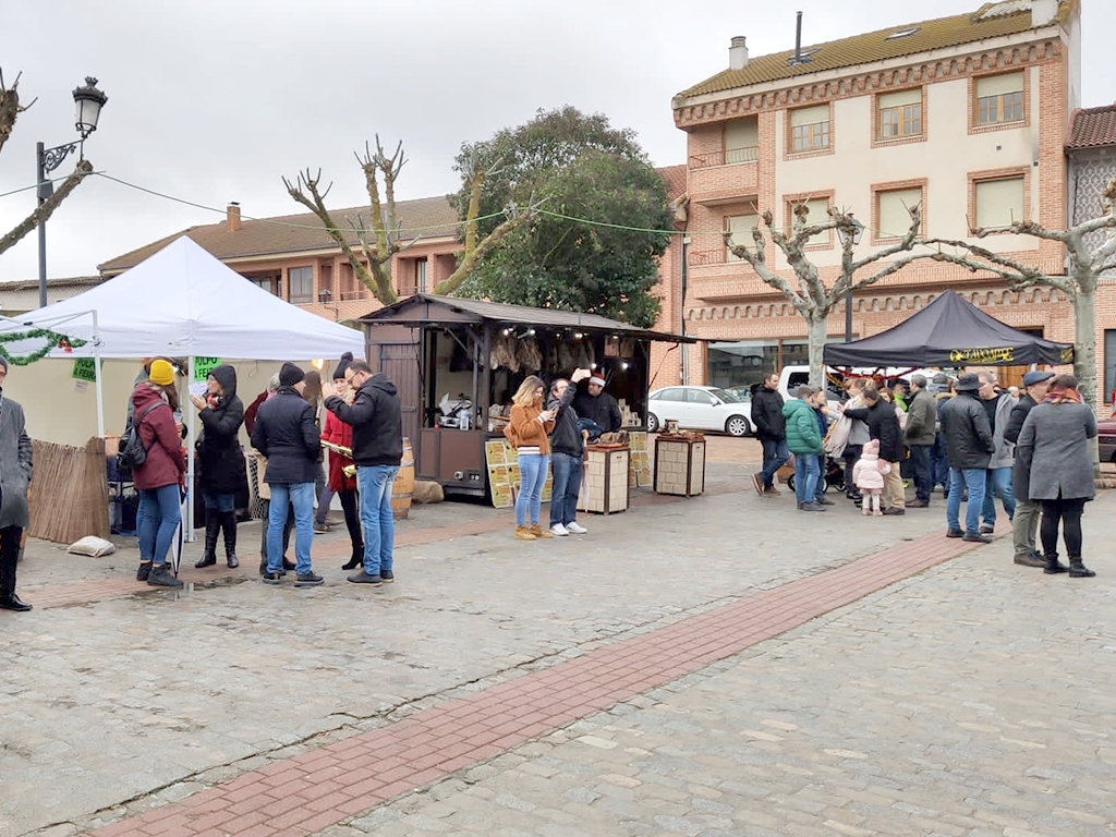 Mercado medieval en el municipio segoviano de Coca. / El Adelantado