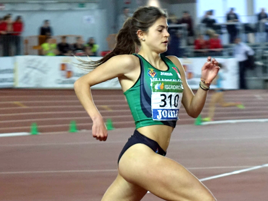 La atleta segoviana Águeda Muñoz, en pita cubierta. / CEDIDA POR ÁGUEDA MUÑOZ