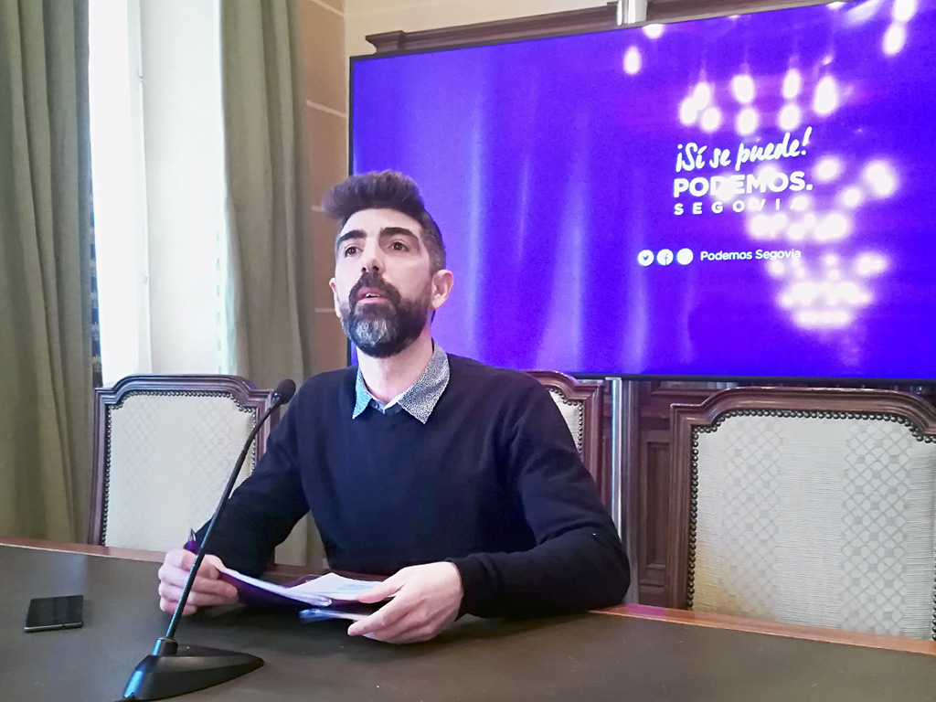 El portavoz del grupo municipal de Podemos, Guillermo San Juan. / El Adelantado