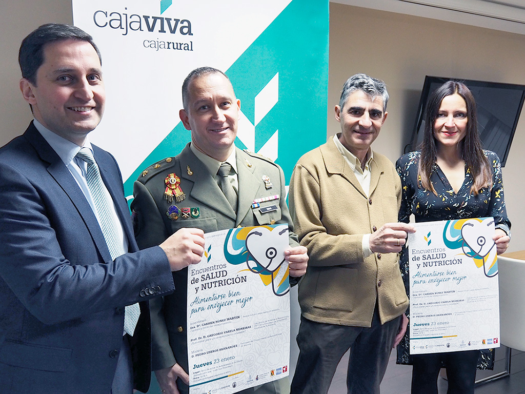 De izquierda a derecha, José María Chaparro, Ángel Manuel Borao, Javier Tejedor y Beatriz Serrano. / KAMARERO