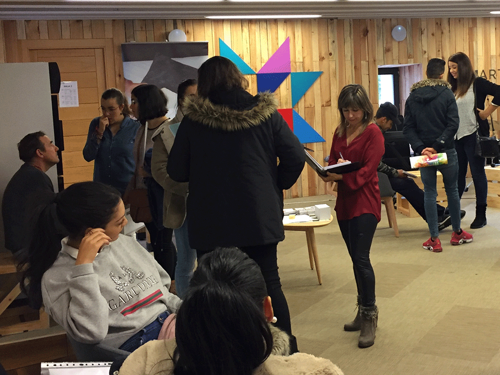 La Mesa de Garantía Juvenil reúne a medio centenar de jóvenes con diez empresas 1 Un momento del IV Encuentro de Garantía Juvenil Jóvenes y Empresas. / EL ADELANTADO