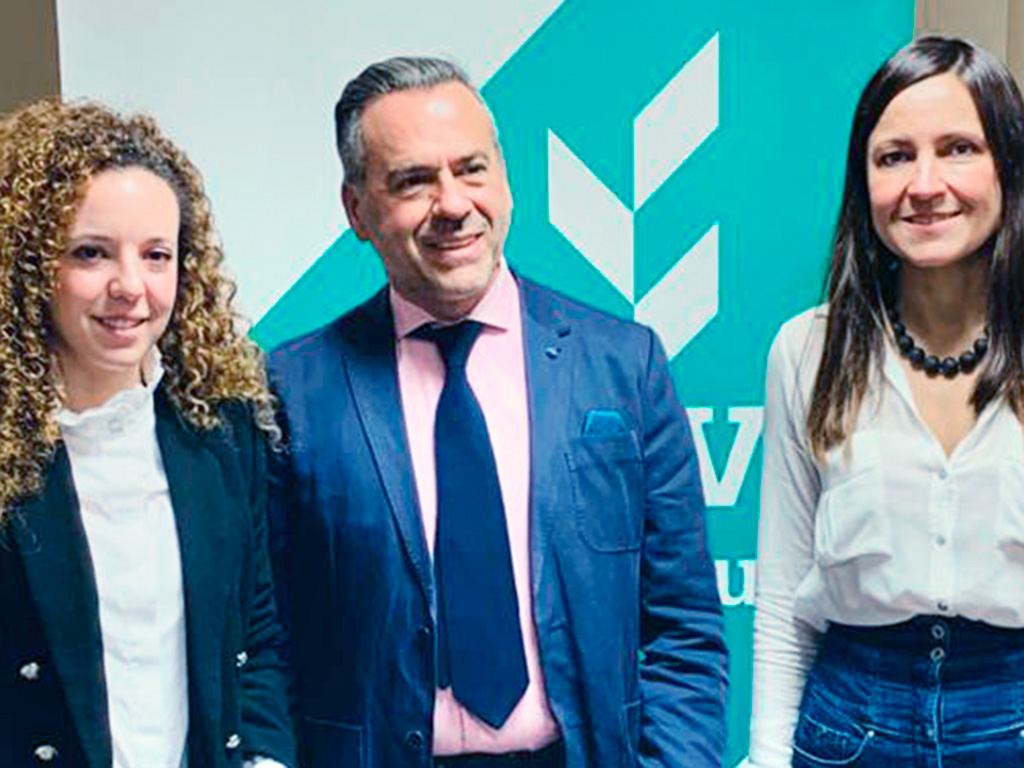 Noemía Otero, Diputada de Promoción Provincial, Miguel Ángel Velázquez, director de Cisvem y Beatriz Serrano, directora de la Fundación Caja Rural./ E.A.