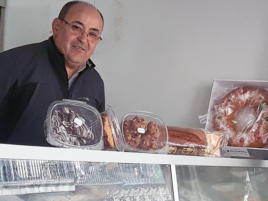 Fernando, en un día de mercado en Segovia. /A.P.