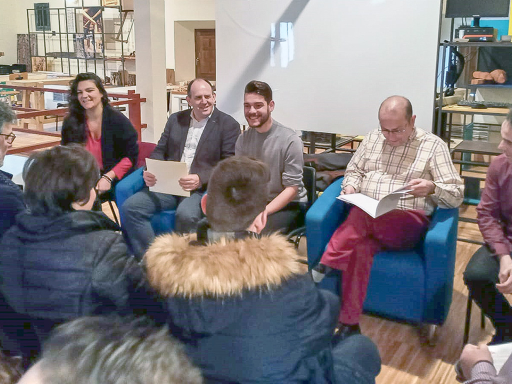 Reunión de los representantes del Partido Judicial de Sepúlveda, en la reunión. /E.A.