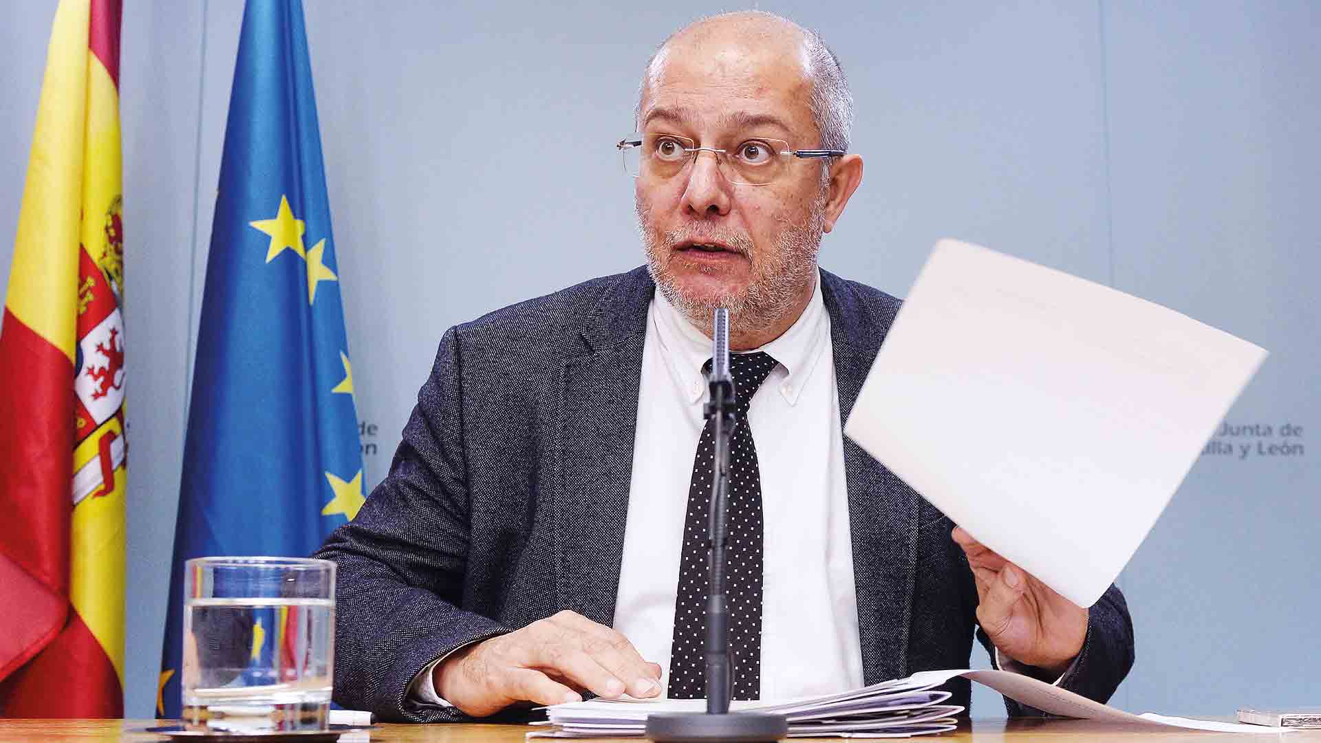 El vicepresidente, portavoz y consejero de Transparencia de la Junta , Francisco Igea.