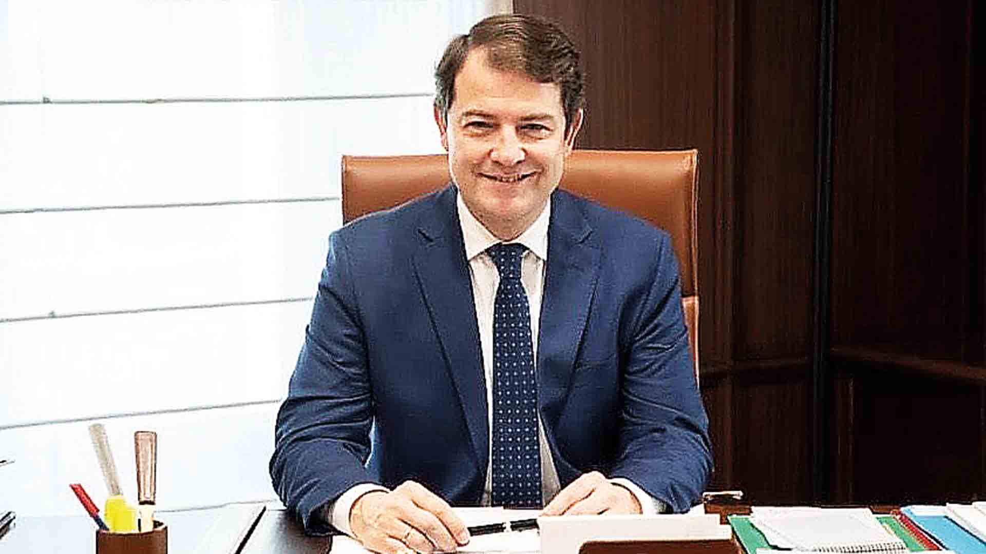 El presidente de la Junta de Castilla y León, Alfonso Fernández Mañueco.