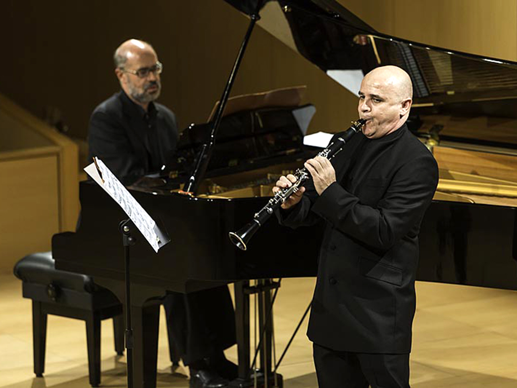 Justo Sanz y Sebastián Mariné, en un concierto. / El Adelantado