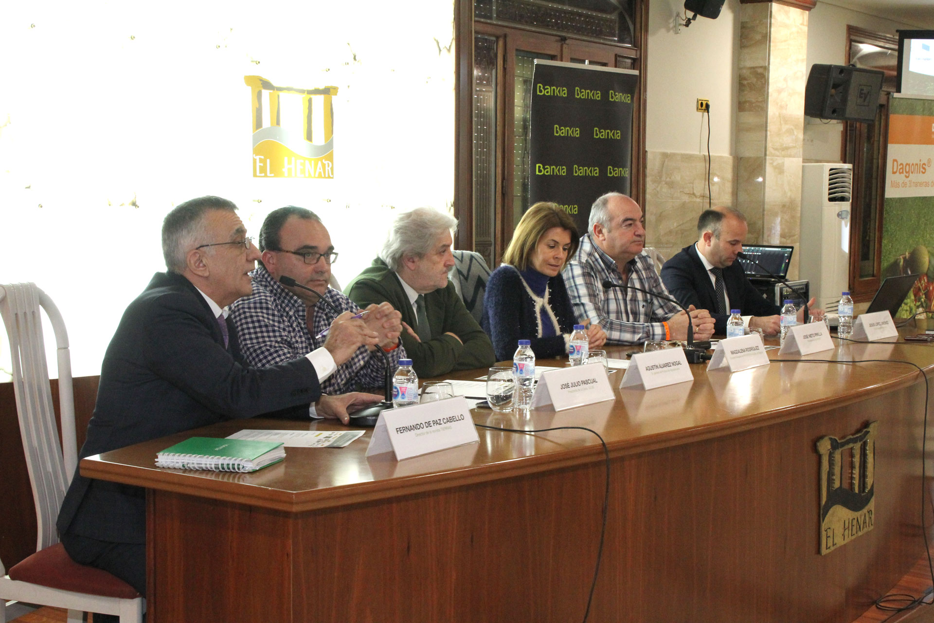 Mesa inaugural del VII Congreso de Horticultura al Aire Libre.