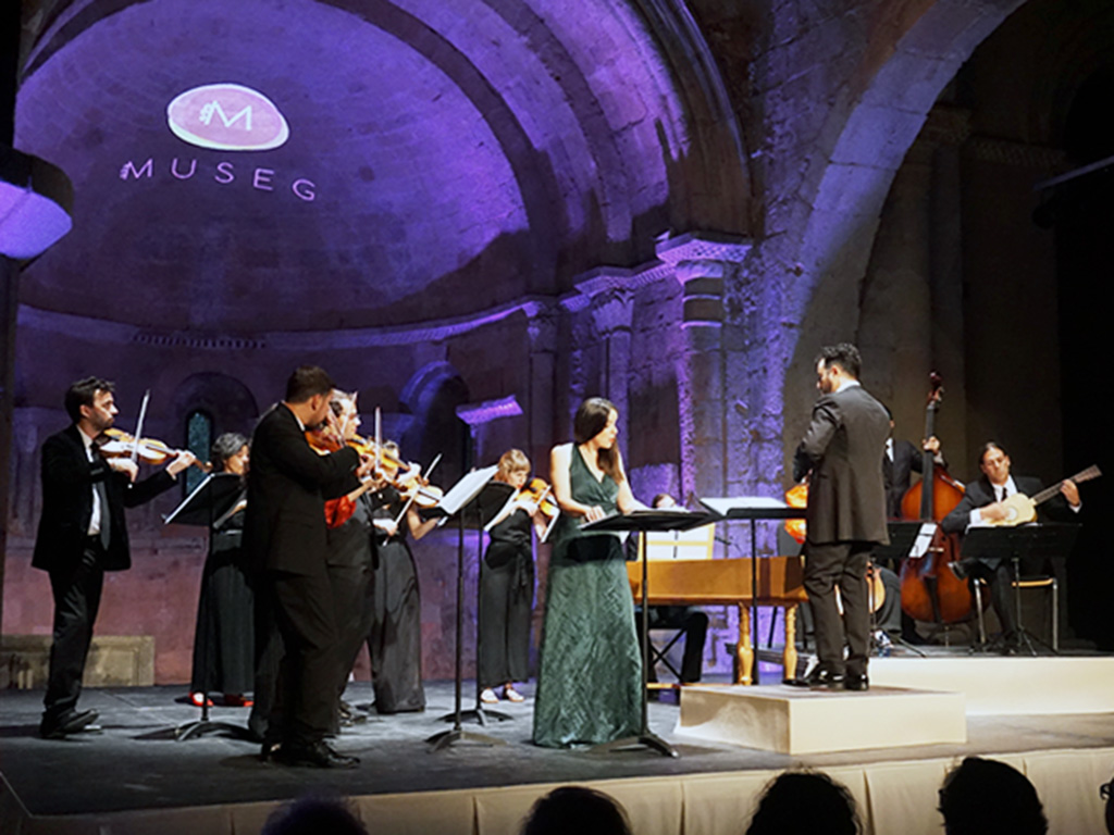 Orquesta Nereydas con María Espadas. MUSEG 2019, Festival Musical de Segovia que organiza la Fundación Don Juan de Borbón. / E. A.