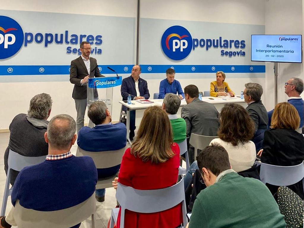 Javier Maroto, durante su intervención en la Interparlamentaria. /E.A.