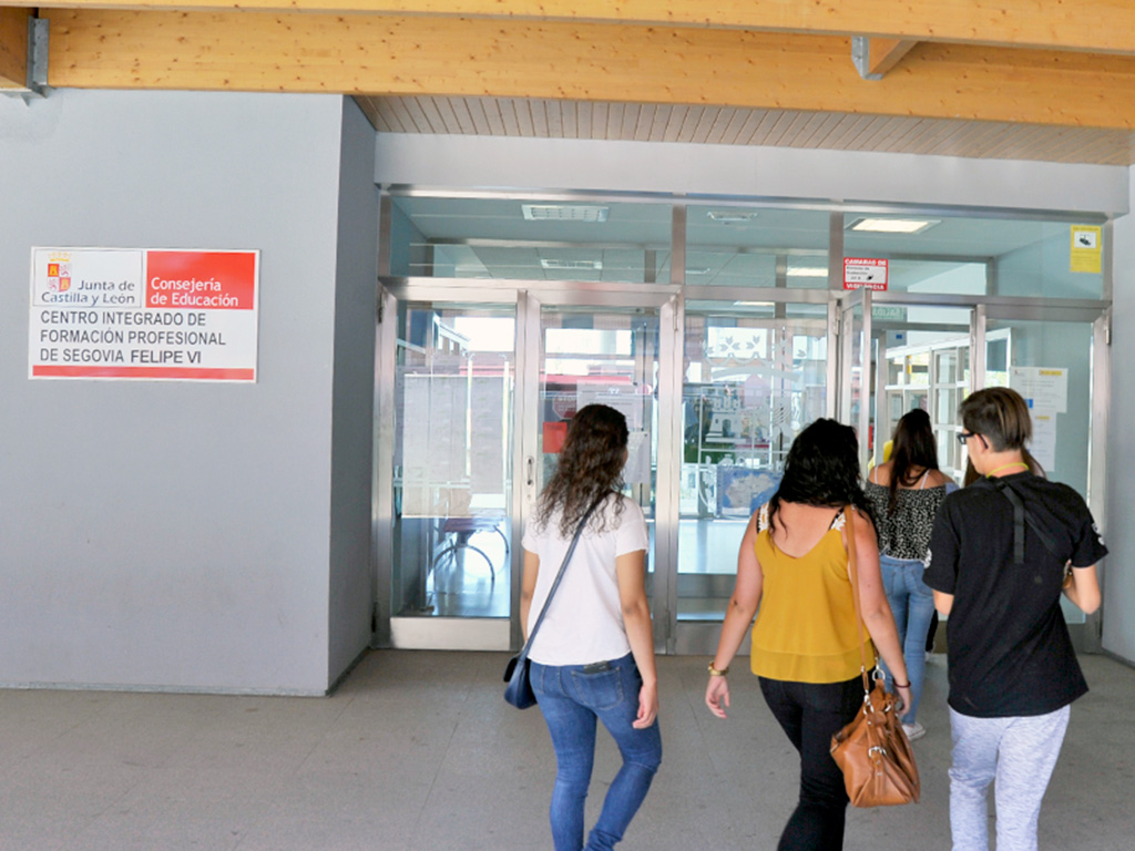 Centro Público Integrado de Formación Profesional Felipe VI al inicio del curso pasado. / KAMARERO