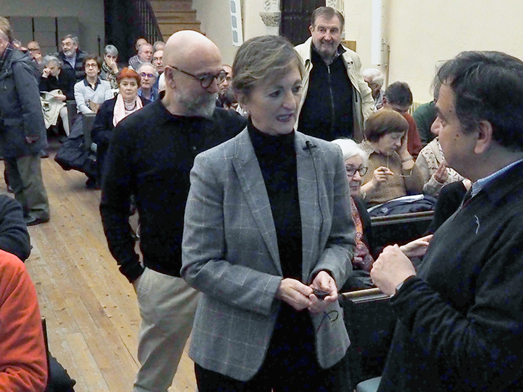 Conferencia en la sede de la Real Academia de Historia y Arte de San Quirce. /KAMARERO