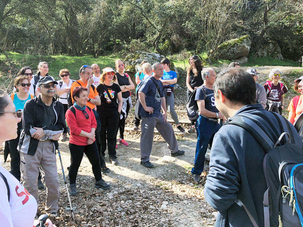 Una de las rutas medioambientales organizadas por la Diputación el año pasado. / EL ADELANTADO